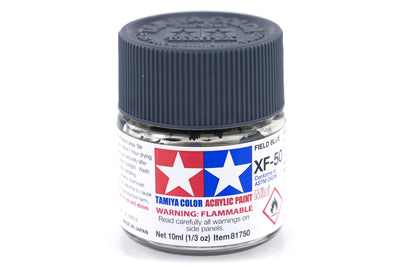 TAMIYA T81750 XF-50 ACRYLIC FEILD BLUE - Toyworld Frankston