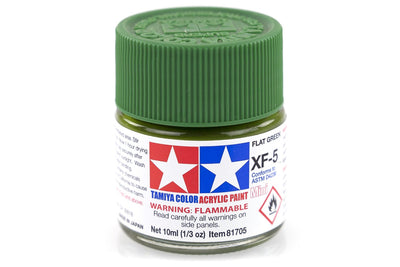 TAMIYA XF-5 FLAT GREEN - Toyworld Frankston