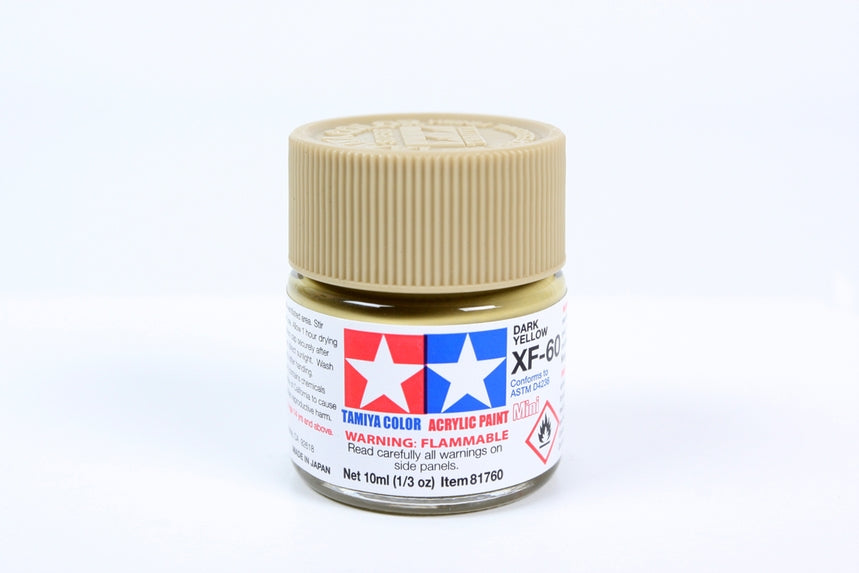 TAMIYA XF-60 DARK YELLOW - Toyworld Frankston