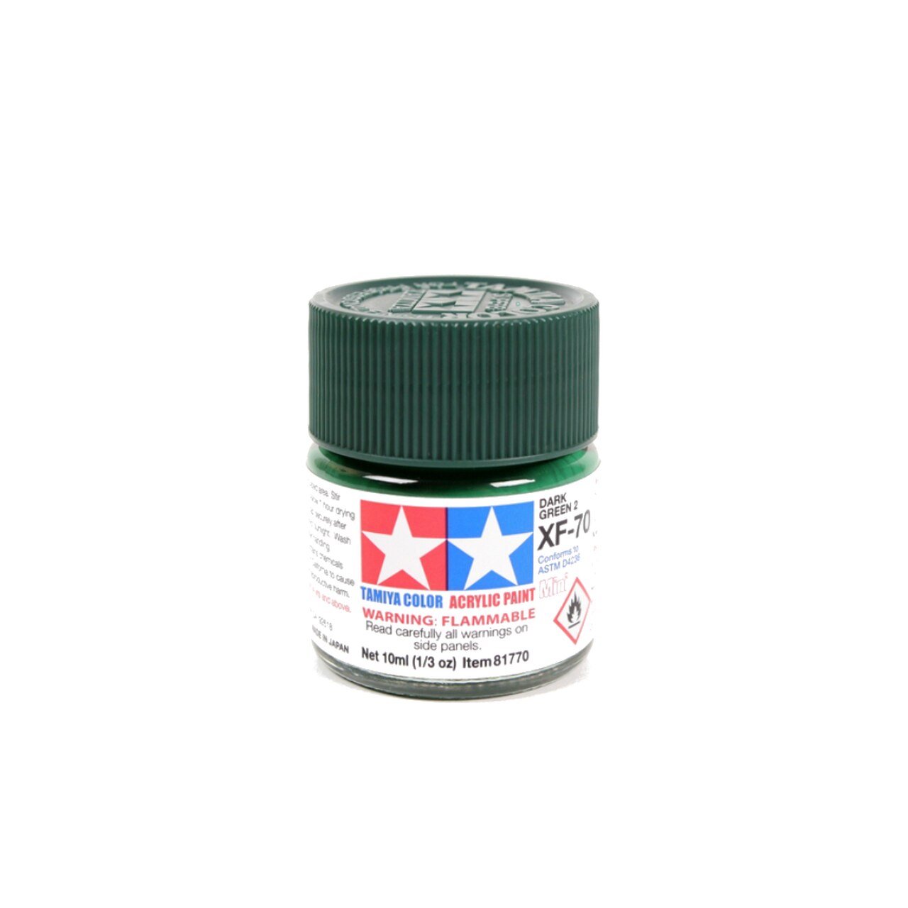 TAMIYA XF-70 DARK GREEN - Toyworld Frankston