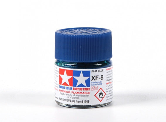 TAMIYA XF-8 FLAT BLUE - Toyworld Frankston