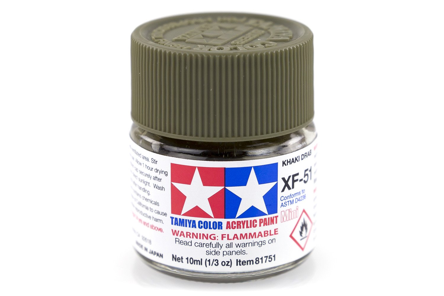 TAMIYA XF-51 KHAKI DRAB - Toyworld Frankston