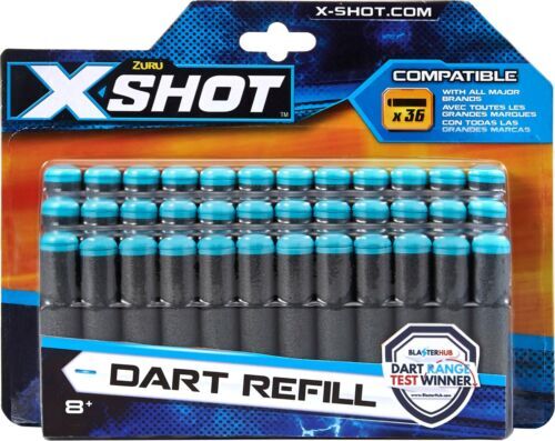 ZURU XSHOT 36PK DARTS REFILL - Toyworld Frankston