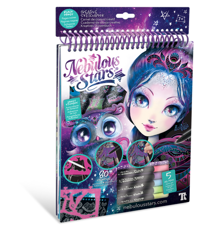 NEBULOUS STARS ECLIPSIA CREATIVE SKETCHBOOK-BLACK - Toyworld Frankston