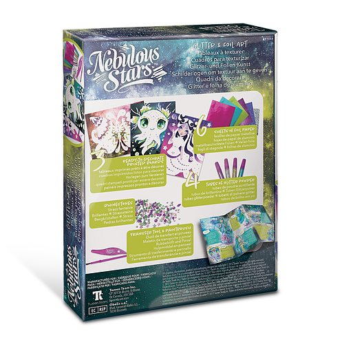 NEBULOUS STARS - GLITTER & FOIL ART - Toyworld Frankston