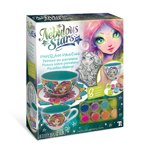 NEBULOUS STARS - PORCELAIN PAINTING - Toyworld Frankston