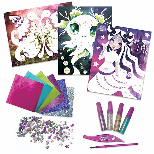 NEBULOUS STARS - GLITTER & FOIL ART - Toyworld Frankston
