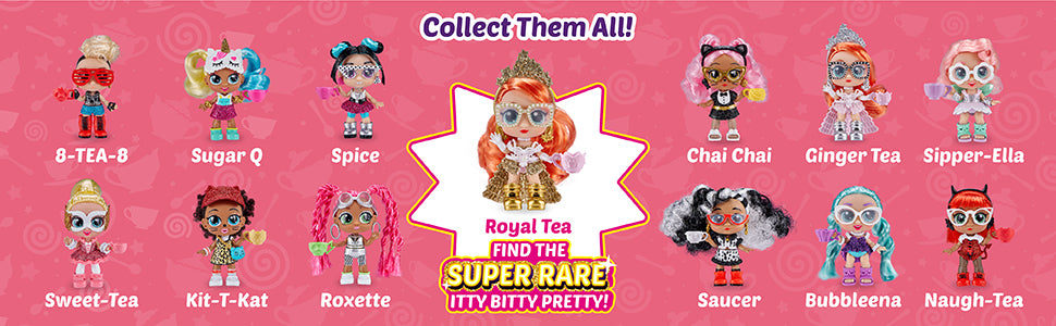 ITTY BITTY PRETTYS - TEA PARTY SERIES 1 - ASSORTMENT - Toyworld Frankston