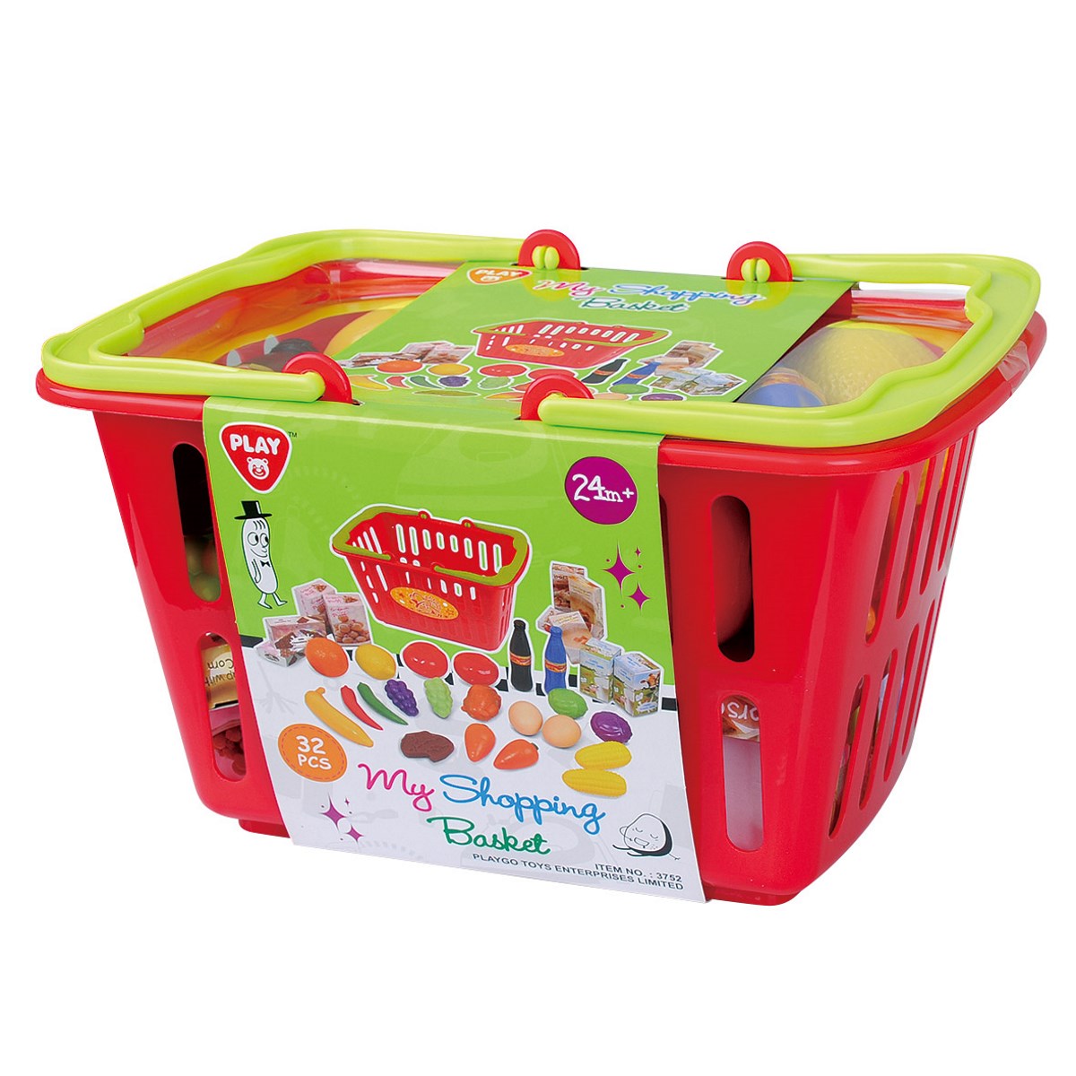 PLAYGO SHOPPING BASKET 32PC - Toyworld Frankston