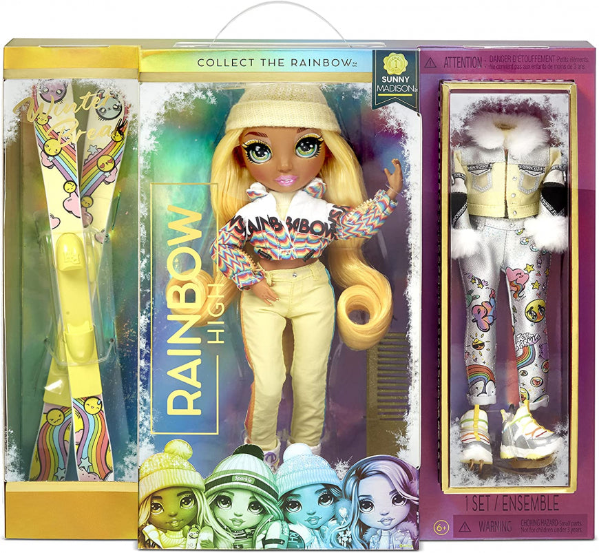 RAINBOW HIGH FASHION WINTER BREAK DOLL - SUNNY MADISON - Toyworld Frankston