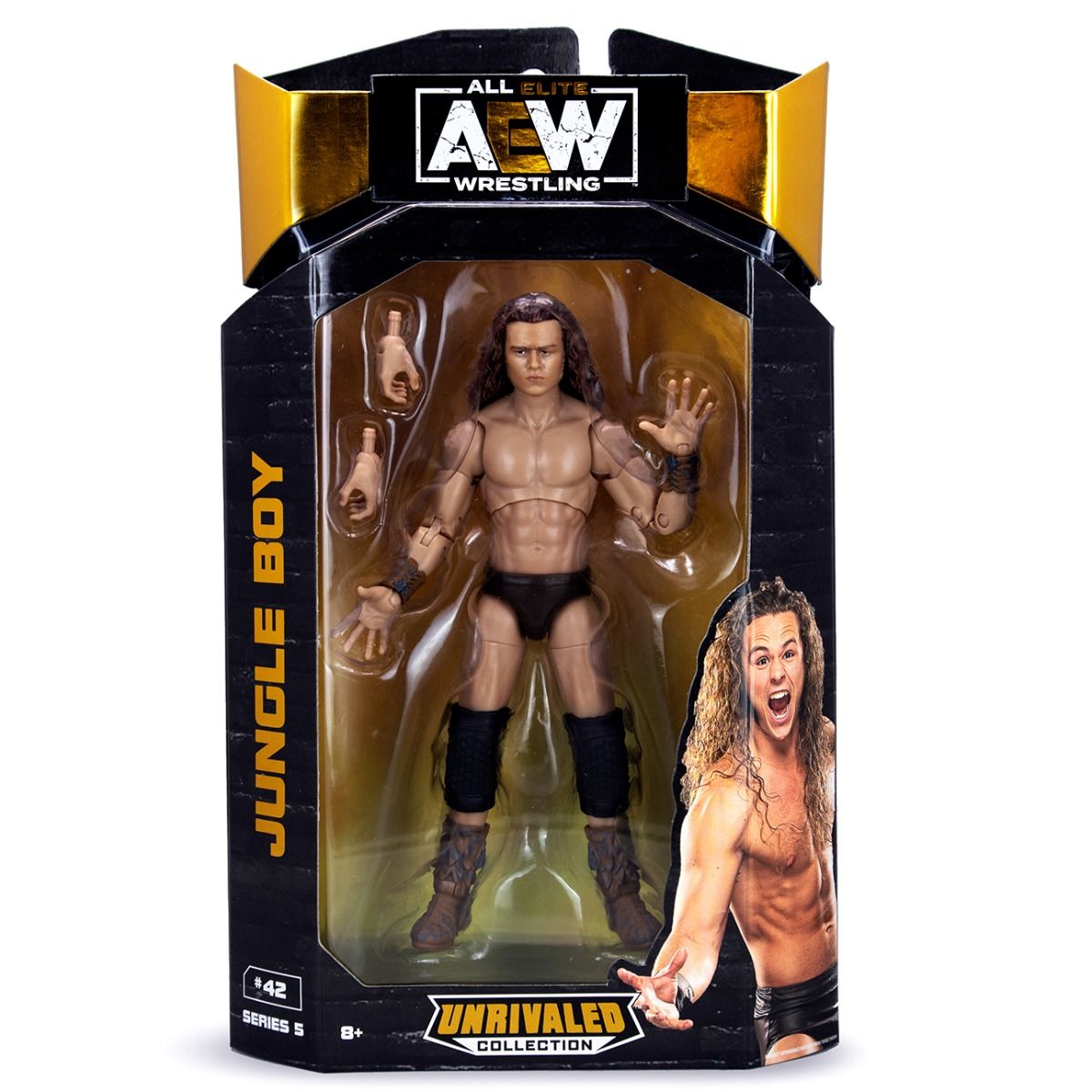 ALL ELITE WRESTLING UNRIVALED FIGURE JUNGLE BOY - Toyworld Frankston
