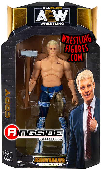 AEW UNRIVALED FIGURE PACK - CODY - Toyworld Frankston