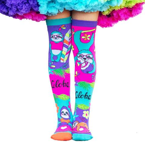 MADMIA ALOHA SOCKS WITH SLOTHS - Toyworld Frankston