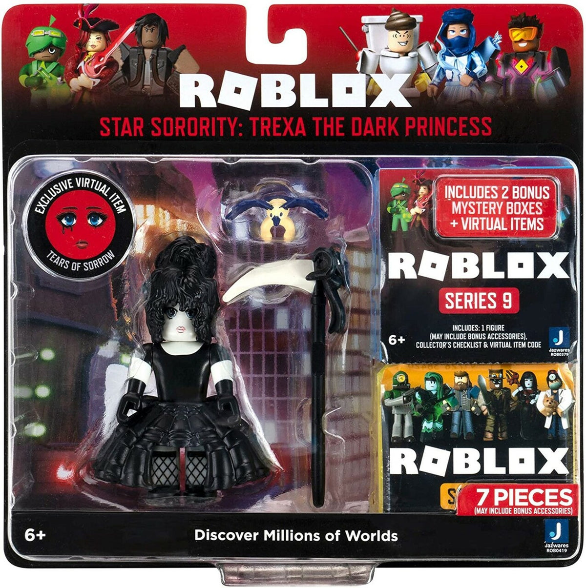 ROBLOX - CORE FIGURE PACK - STAR SORORITY: TREXA THE DARK PRINCESS - Toyworld Frankston