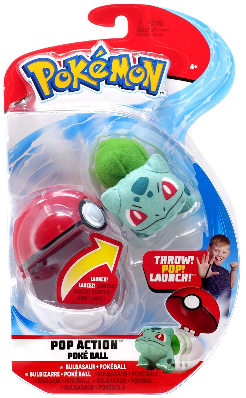 POKEMON POP ACTION POKEBALL BULBASAUR - Toyworld Frankston