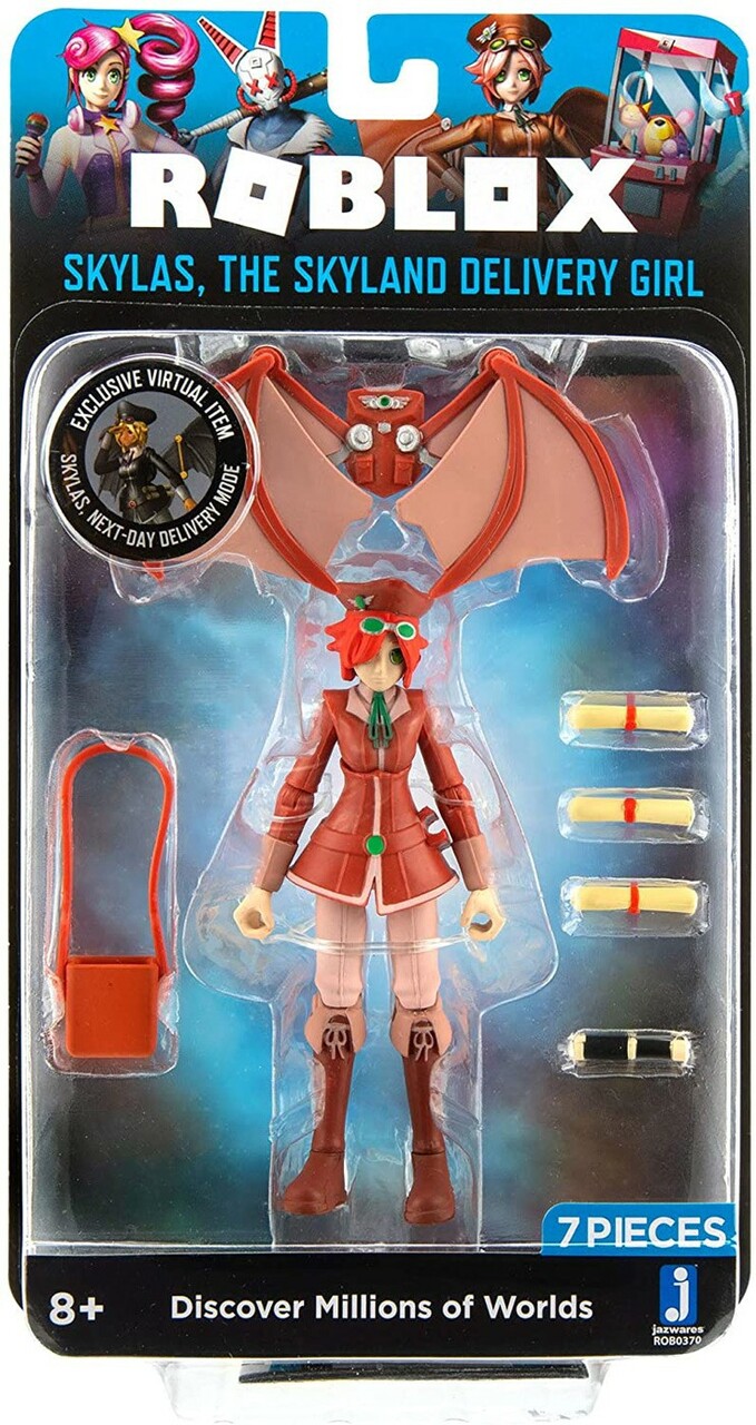 ROBLOX - IMAGINATION FIGURE PACK - SKYLAS, THE SKYLAND DELIVERY GIRL - Toyworld Frankston