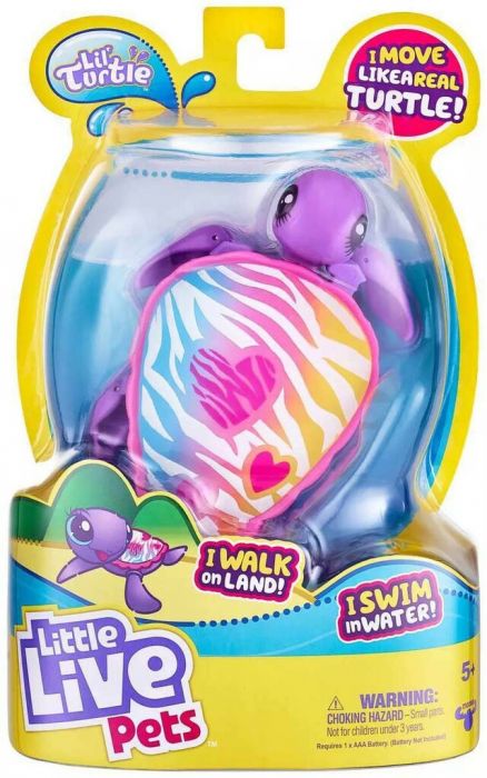 LITTLE LIVE PETS TURTLE - STRIPES - Toyworld Frankston
