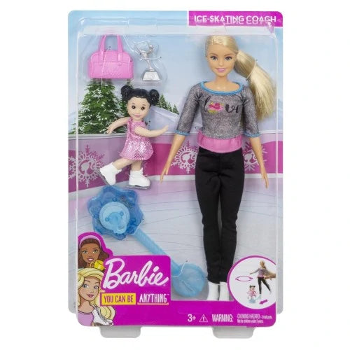 BARBIE CAREERS SPORTS PLAYSET - ICE SKATING COACH - Toyworld Frankston