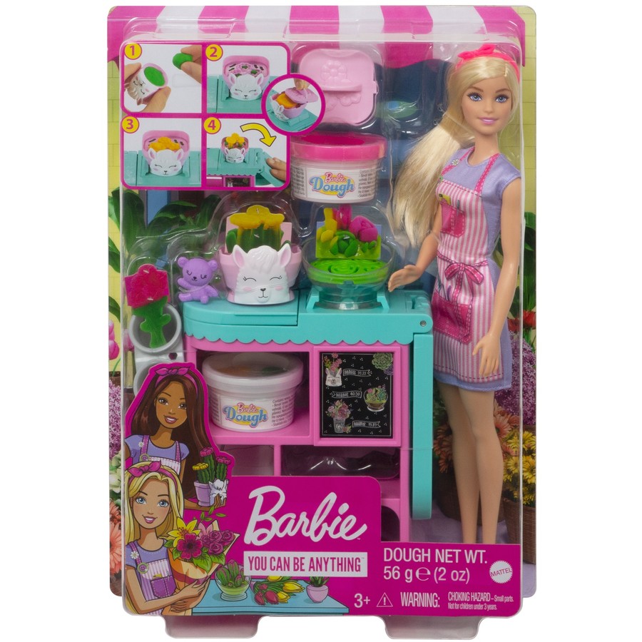BARBIE YOU CAN BE ANYTHING FLORIST PLAYSET - Toyworld Frankston