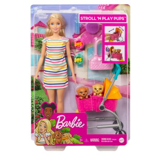 BARBIE STOLL 'N PLAY PUPS - Toyworld Frankston