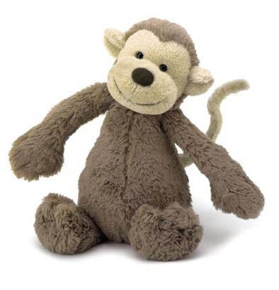 JELLYCAT BASHFUL MONKEY MEDIUM - Toyworld Frankston