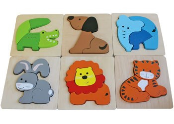 DISCOVEROO - CHUNKY PUZZLE - ANIMAL - Toyworld Frankston