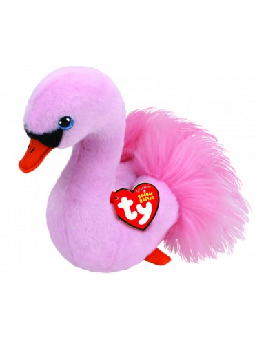 ODETTE PINK SWAN REGULAR | TY BEANIES | Toyworld Frankston