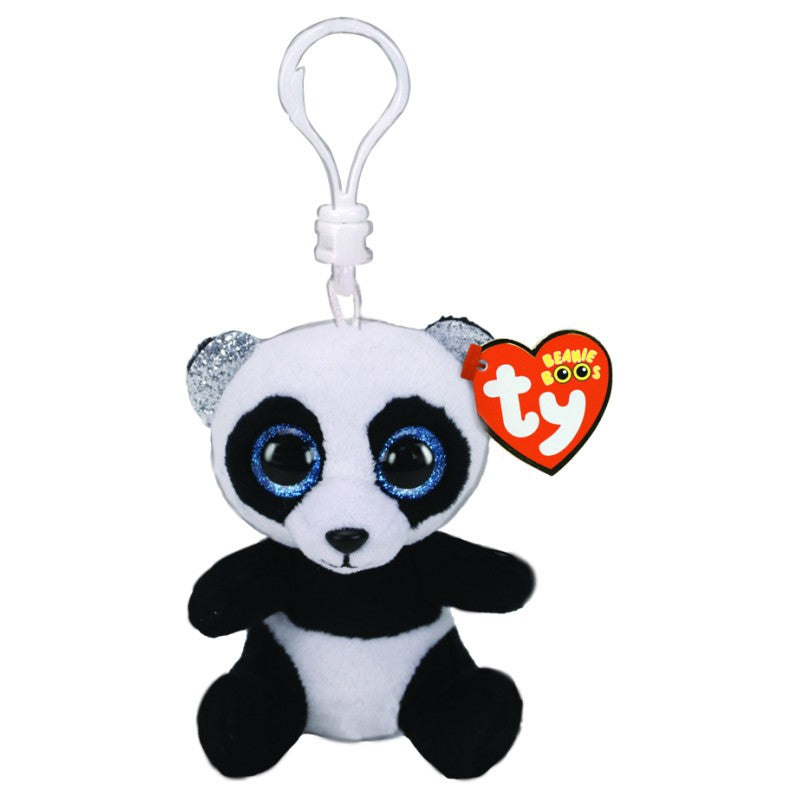 TY BEANIE BOOS CLIP ON BAMBOO PANDA - Toyworld Frankston