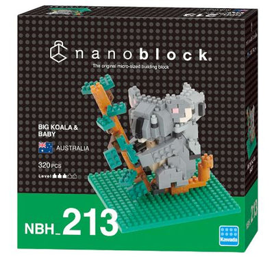 NANOBLOCK - BIG KOALA AND BABY - Toyworld Frankston