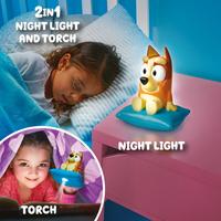 GO GLOW BLUEY 2 IN 1 LIGHT AND TORCH - BINGO - Toyworld Frankston