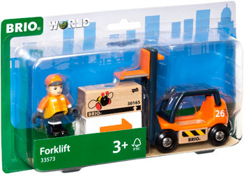 BRIO FORKLIFT 4 PIECES - Toyworld Frankston