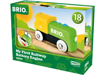 BRIO MY FIRST - MY FIRST RAILWAY BATTERY ENGINE - Toyworld Frankston