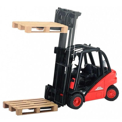 BRUDER LINDE FORK LIFT H30D WITH 2 PALLETS - Toyworld Frankston