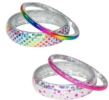 PINK POPPY - SHINE LIKE A STAR BANGLE DUO - Toyworld Frankston