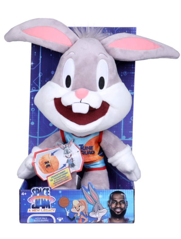 Space Jam: A New Legacy Bugs Bunny Transforming Plush - Toyworld Frankston