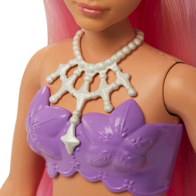 BARBIE DREAMTOPIA DOLL ASST - PURPLE TOP/PINK HAIR