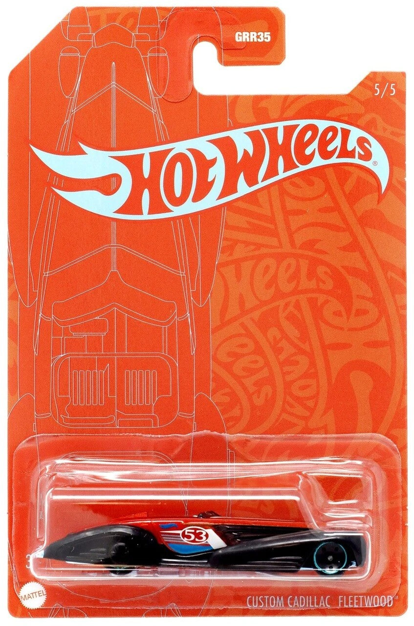 HOT WHEELS BLUE & SATIN 'CUSTOM CADILLAC FLEETWOOD - Toyworld Frankston