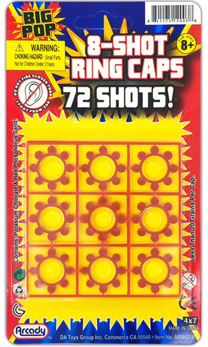 RING CAPS -144 SHOT - Toyworld Frankston