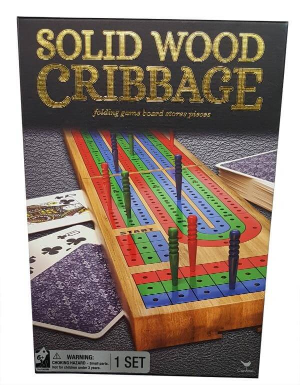 SOLID WOOD CRIBBAGE | CARDINAL GAMES | Toyworld Frankston