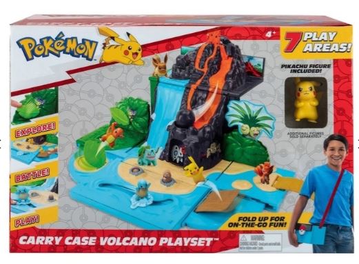 POKEMON CARRY CASE VOLCANO PLAYSET - Toyworld Frankston