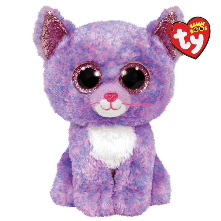 TY BEANIE BOOS REGULAR CASSIDY LAVENDER - Toyworld Frankston
