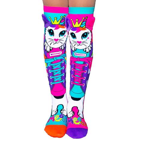 MADMIA MEOW CAT SOCKS TODDLER SIZE - Toyworld Frankston