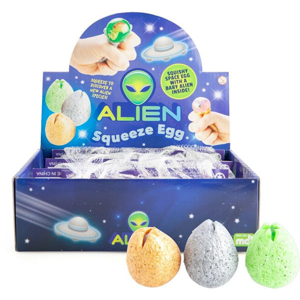 SQUEEZE EGG ALIEN BABY - Toyworld Frankston