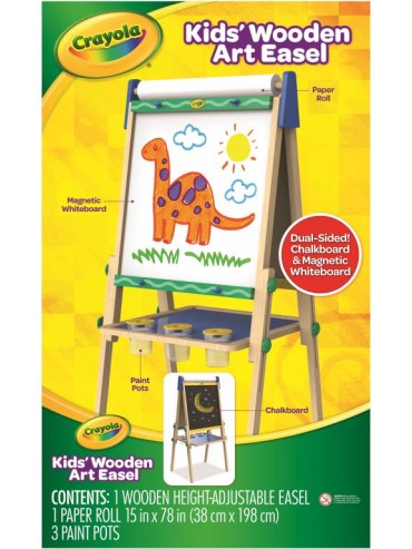 CRAYOLA 3-IN-1 DOUBLE SIDED EASEL 5047-12 | CRAYOLA | Toyworld Frankston