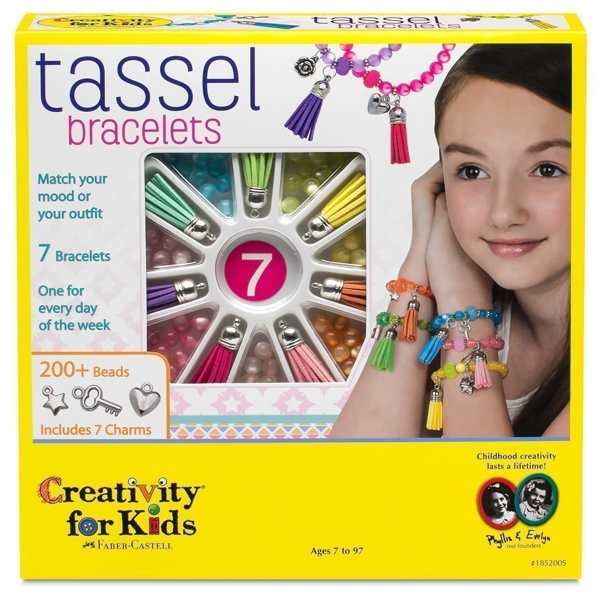 CREATIVITY FOR KIDS TASSEL BRACELETS - Toyworld Frankston