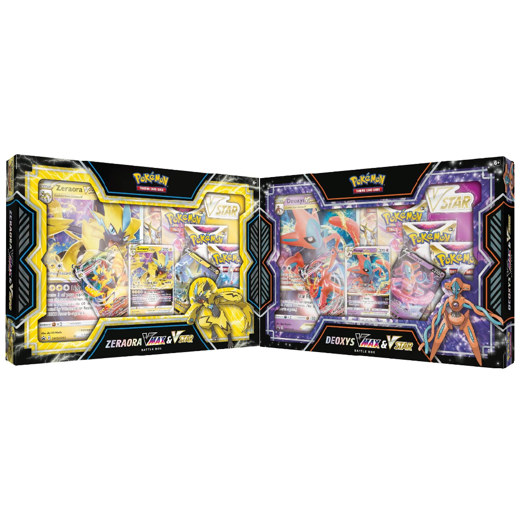 POKEMON DEOXYS / ZERAORA VMAX & VSTAR BATTLE BOX - Toyworld Frankston