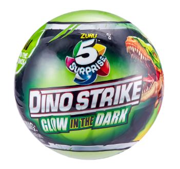 ZURU 5 SURPRISE DINO STRIKE GLOW IN THE DARK SERIES 2 - Toyworld Frankston