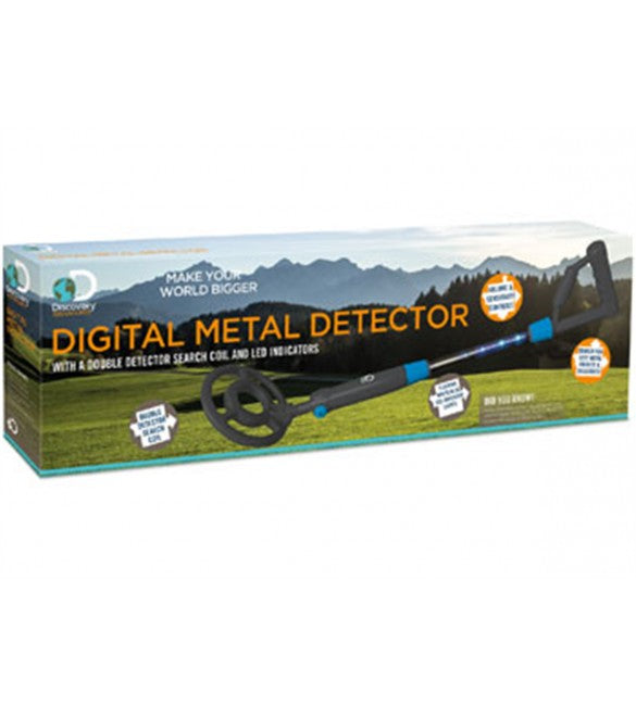 DISCOVERY ADVENTURES - LED DIGITAL METAL DETECTOR - Toyworld Frankston