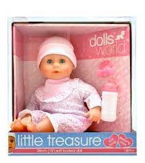 DOLLSWORLD LITTLE TREASURE 38CM - Toyworld Frankston
