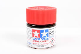 TAMIYA X-27 CLEAR RED - Toyworld Frankston